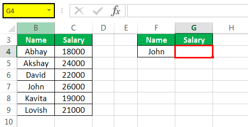 VLookup in VBA Excel Example 2