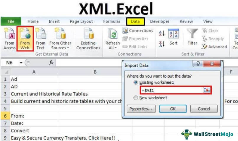 XML In Excel