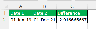 YEARFRAC In Excel FAQs 1-1