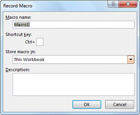 VBA Macro Example 1-1