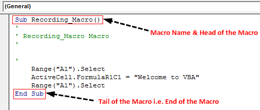 VBA Macro Example 1-10