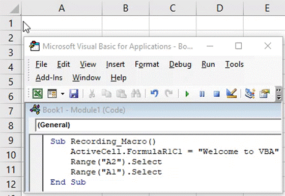 VBA Macro Example 1-12