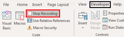 VBA Macro Example 2-2