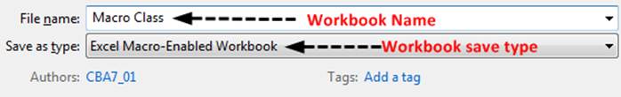 VBA Macro Example 2-4