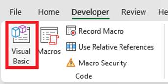 Create Excel VBA Macros Manually 1-3