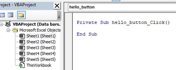 Create Excel VBA Macros Manually 1-7