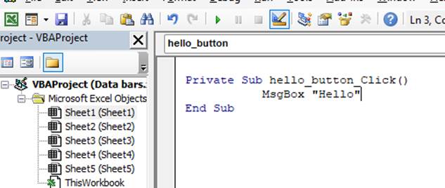 Create Excel VBA Macros Manually 1-8